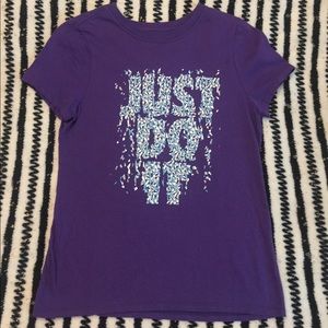 Purple Girls Nike T-Shirt